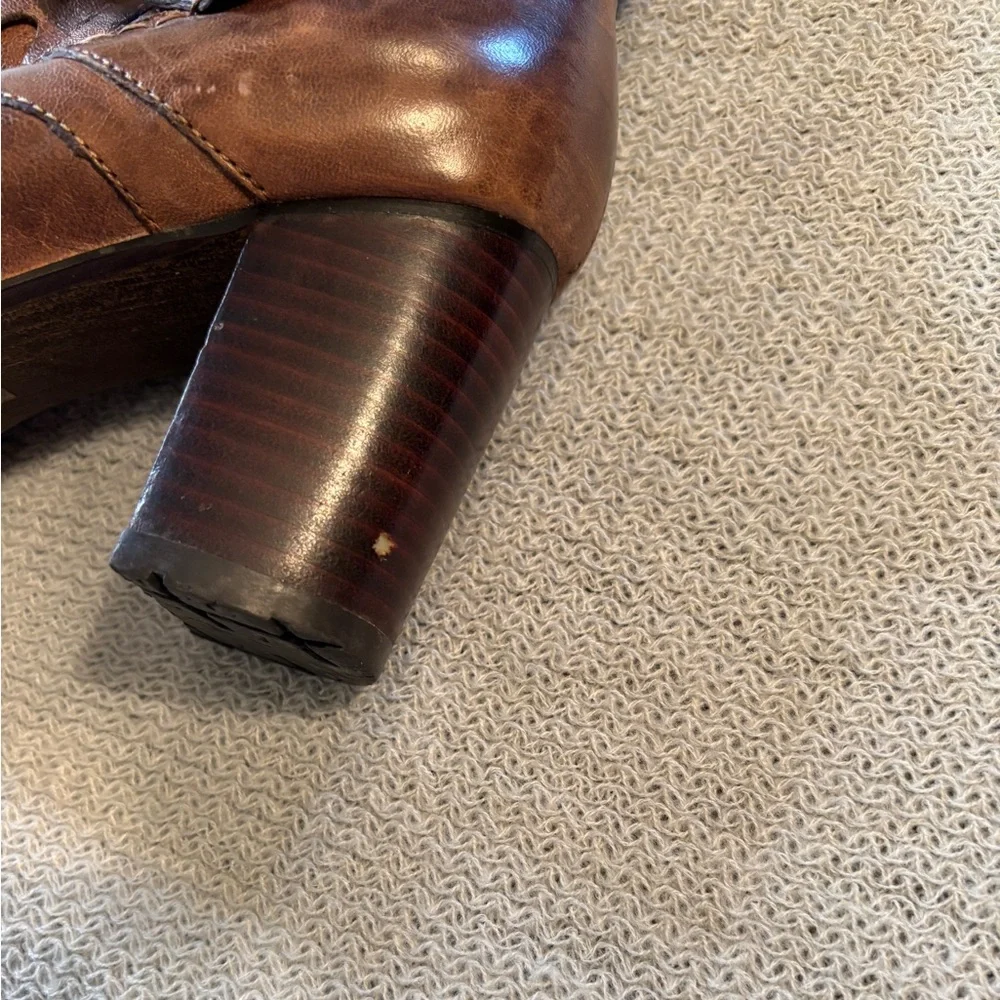 Everybody by BZ Moda Brown Leather Women's Boots - Picture 10 of 11